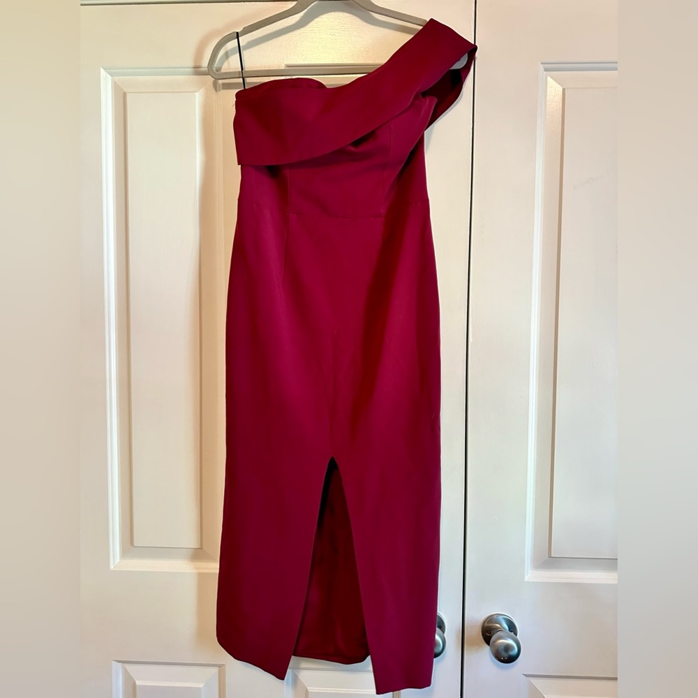 Rent the runway purchase!! Fushia one shouldered dress